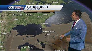 A little dust, a few strong storms