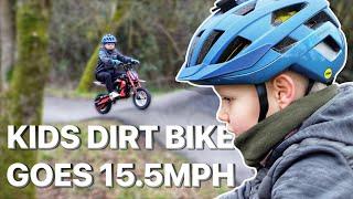 KIDS 15.5 mph Electric Motorcycle is INSANE!  Evercross EV12M | Review