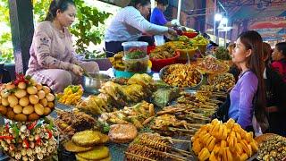 Cambodian Best Street Food Tour - Grilled Food, Boiled Eggs, Pickles, & More @ Kien Svay