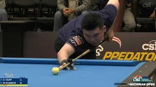 10-BALL ▸ 2021 CSI Michigan Open ▸ A. Yapp vs W. Kiamco