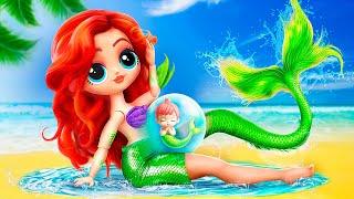 Amazing Life of Princess Ariel! LOL Surprise DIYs