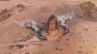 Making a MONUMENTAL Desert Artwork in ALULA, Saudi Arabia