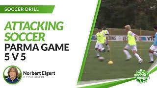 5 v 5 - The Parma Game | Attacking Soccer Drill