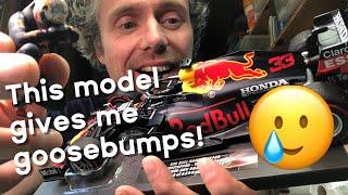 GOOSEBUMPS UNBOXING Minichamps Max Verstappen Abu Dhabi F1 Car 2021 Red Bull Racing RB16B 1/18 Scale