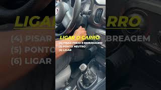 LIGAR O CARRO (6ª AULA DIRIGINDO EM 1 MINUTO)#autoescola #dirigir #carros #cnh #baliza #transito