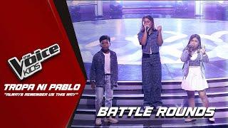 The Voice Kids: Team Pablo's MEMORABLE performance of 'Always Remember Us This Way'! | Battle Rounds