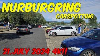 Nurburgring Carspotting 21 July 2024. Relaxing mood. Huge accident closed the track.