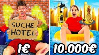 1€ vs 10.000€ URLAUB!