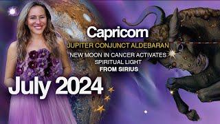 CAPRICORN: MAGIC SPARK Connections! New Moon & Sirius Open Your Heart (July 2024)