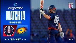 Cognizant Major League Cricket Game 14 Highlights | Washington Freedom vs MI New York