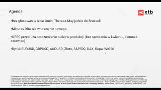 Bez głosowań w Izbie Gmin - codzienna analiza rynków, 19.03.2019