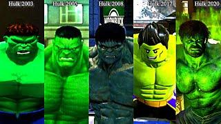 Hulk 2005 Vs Hulk 2005 Vs Hulk 2008 Vs Hulk 2017 Vs Hulk 2020 | Comparison