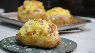 Cheesy BACON Stuffed Potatoes The Ultimate Comfort Food