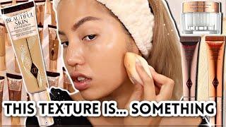 NEW VIRAL CHARLOTTE TILBURY BEAUTIFUL SKIN FOUNDATION | FULL FACE WEAR TEST