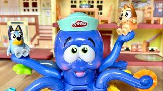 The octopus Bluey toys pretend play