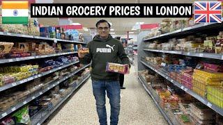 Visiting Indian Grocery Shop | Shopping Maggie, Parle G & Ghee in London | Indian store in UK 