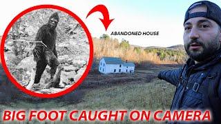 HUNTING BIGFOOT AT CABIN IN THE WOODS | SCARY ENCOUNTER CAUGHT ON CAMERA!