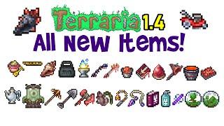 Terraria 1.4 All New Items! (Journey's End Item List/Showcase, New Stuff)