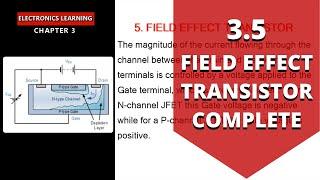 Junction Field Effect Transistors (JFET) | Construction | Configurations | JFET Amplifier