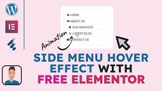 Elementor Hover Effects For Menu Hover Animation CSS Tricks - Elementor Tutorial 2022