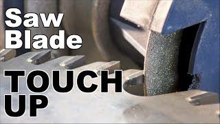 Touching Up Saw Blades - Harbor Freight Saw Blade Sharpener