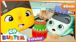 ¡Carrera de Pasteles Deliciosos! |  1 HORA de Go Buster en Español  Dibujos para niños