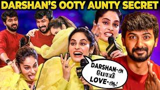 Darshan வீட்ல தனியா இல்ல உளறி கொட்டிய Shrutika Surprise பண்ண Darshan-க்கு Shock குடுத்த Shrutika