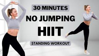 30 MIN CARDIO HIIT WORKOUTALL STANDINGFull BodyNo EquipmentNo Repeats