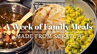 A FULL WEEK OF AMAZING MEALS || Cooking From Scratch Meal Prep || Valencia Jasper Leather Sofa