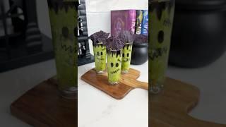 Frankenstein Guac Cups ‍️ #halloween #recipe #momhack #momhacks #spookyseason #appetizer