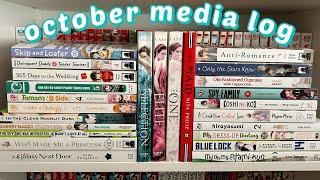 october media log (manga, books, music)