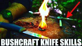 Bushcraft Knife Skills!