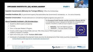 STEP BY STEP GUIDANCE to SWEDISH INSTITUTE SI SCHOLARSHIP _ PART 1 of SERIES I