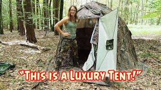 BEST Compact HOT Tent, UP-2 Mini. Reviewed by Survival Lilly
