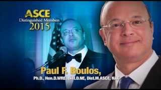 Dr. Paul Boulos Named Distinguished Member of American Society of Civil Engineers