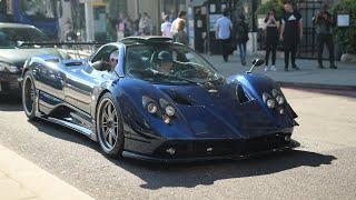 Rare chaos on London streets! Zonda MD, Zonda F, 918 Spyder, Vanquish Zagato and more!