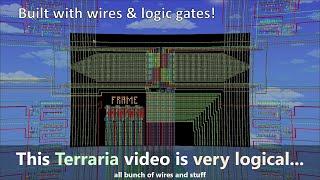 The most logical Terraria video ─ Along with bunch of wires used for these maps...