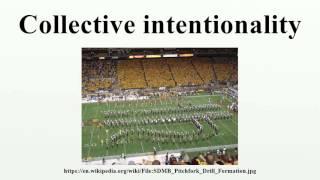 Collective intentionality