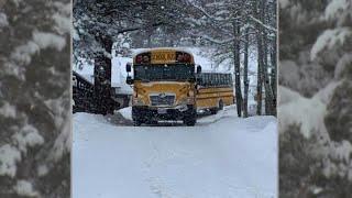 Snowplow Escort Helps Outdoor Lab Students Return Home