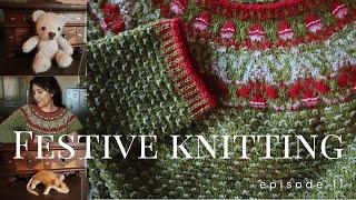 Knitting Podcast Ep. 11 - Christmas Sweater & Stocking KAL, Gift Knit Toys, & Cabled Cardigan Idea