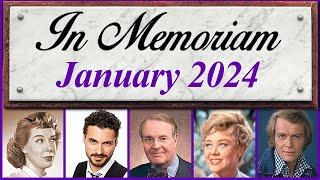 In Memoriam January 2024: Famous Faces We Lost in January 2024