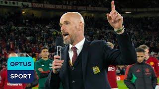 TEN HAG SPEECH: 'We will bring the cup back to Old Trafford' 