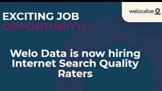 Hiring: Remote, Part-Time Internet Search Quality Raters