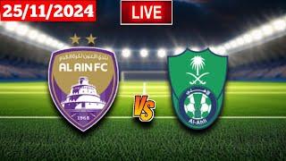 Al Ain vs Al Ahli | AFC Champions League Elite Live Match Score 