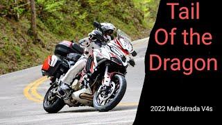 Riding Tail of the Dragon on a 2022 Ducati Multistrada V4s!