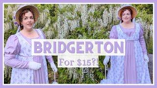 I Made a Bridgerton Dress out of Upcycled Materials!