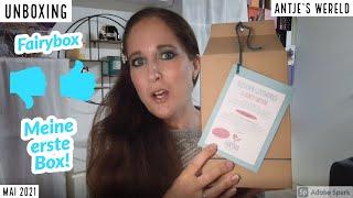 Unboxing meiner ersten Fairybox Naturkosmetik - Mai 2021 - Antje's Wereld