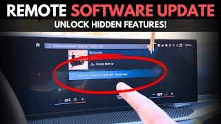 BMW Remote Software Update: Unlock Hidden Features!