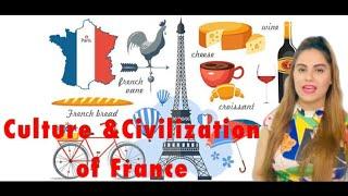 Culture & Civilization of France || French  lesson level 0/French beginner level (A1 &A2)