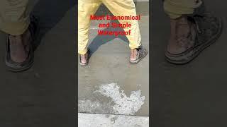 Most Economical Waterproofing Method #civilengineeringvlog  #waterproofing   #shorts